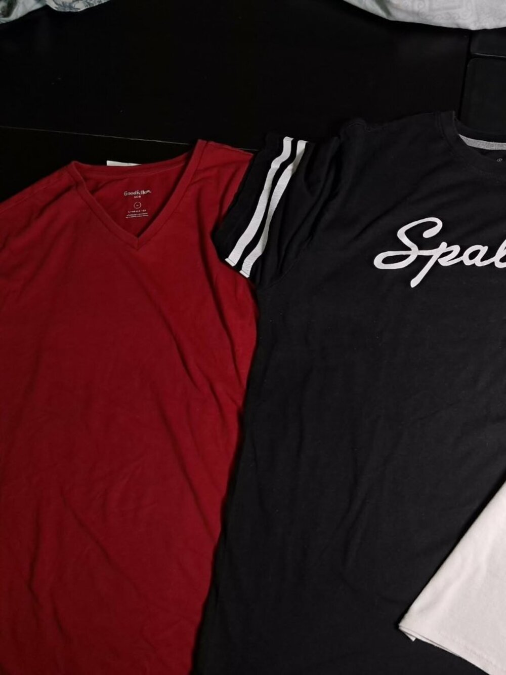 Men’s 3pc Tee Set – Spalding Tank, Star Wars Tee, Goodfellow Red Shirt-Size XL - Picture 4 of 10